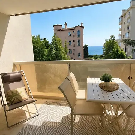 公寓 Le Palmier App Vue - Piscine- - Place De Parking Privee *