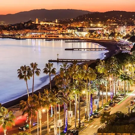 Lägenhet Le Palmier App Vue - Piscine- - Place De Parking Privee Cannes